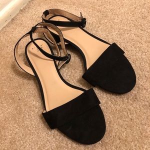 Like new suede sandals 8.5